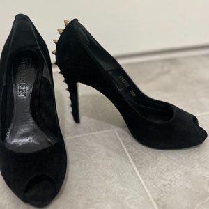 Alexander McQueen Peep Toe Heels - 8.5